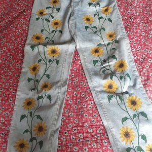 Vintage hand painted Levi's